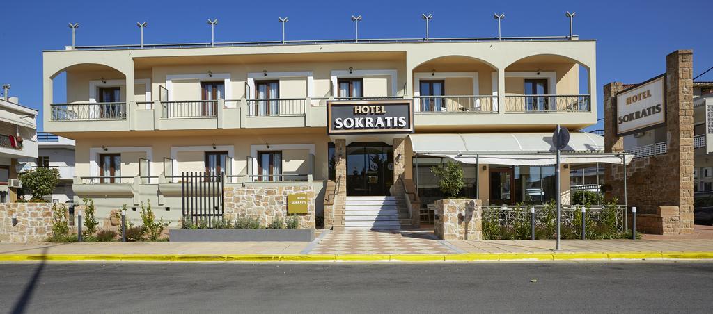 Sokratis Hotel ネア・ムダニア エクステリア 写真